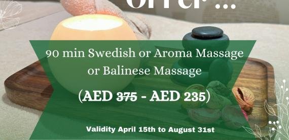 Summer Offer For Aroma or Swedish or Balinese Massage 